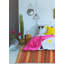 Tapis cuivre foncé / beige en laine tissé à la main et à plat