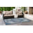Outdoor Destiny Area Rug Aqua Color-1567235134
