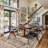 Washable Rugs - Large Boho Rugs for Living Room Stain Resistant Carpet Vintage Tribal Rugs for Bedroom Kitchen Bathroom Non Slip Backing Home Decor Floor Decoration Mat Brick-1887274160