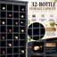 Meuble-bar à vin modulaire Sedia pour 32 bouteilles