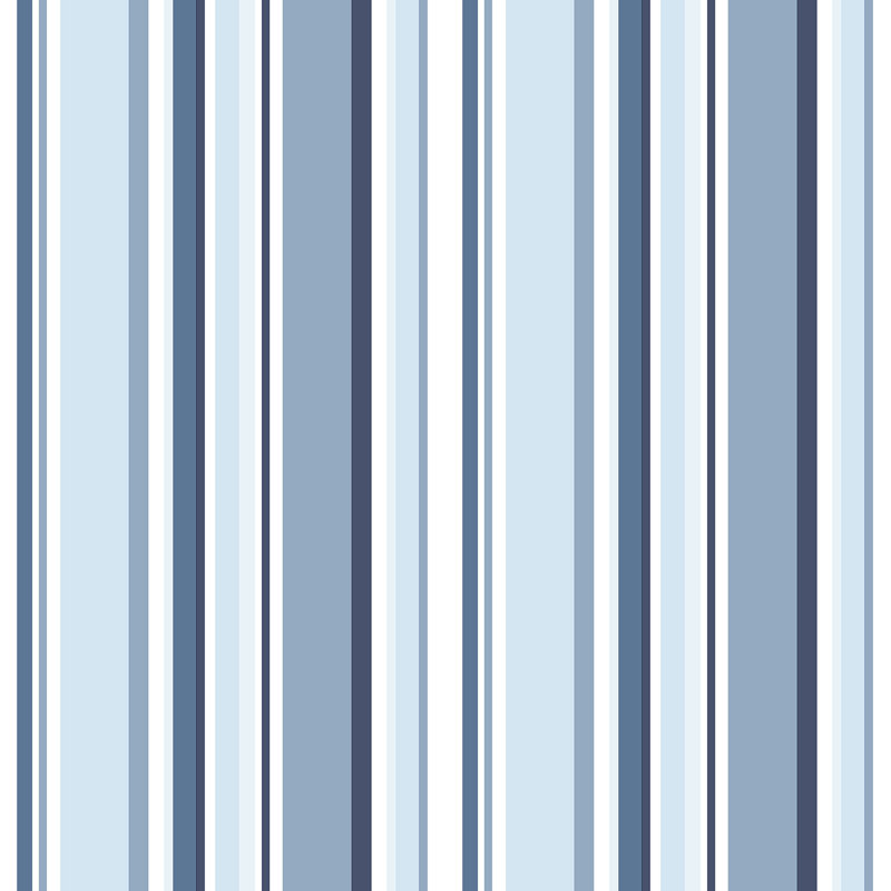 Dweck 10m x 52.8cm Matte Wallpaper Roll, Blue/White