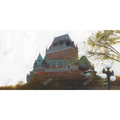 Le château de frontenac in autumn - 15.75"x31.50" Desk mat