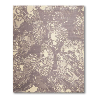 Tapis de la zone grise laine Lemus