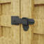 Black Wrought Iron Cabinet Barn Door Gate Latch with Screws