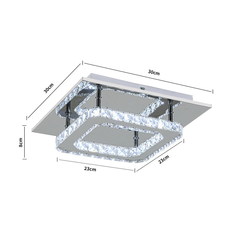 Corozon LED Semi Flush Mount