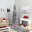 Lighted Artificial Spruce Christmas Tree-1555300575