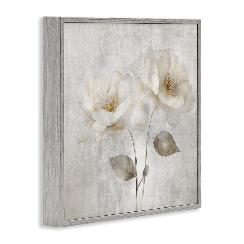 Bouquet de roses en fleurs, estampe numérique, design par Irene Weisz, Estampe numérique Farmhouse, H 12 po x l 12 po