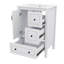 Meuble-lavabo 24 po avec lavabo, une armoire, une porte à fermeture en douceur et 3 tiroirs à fermeture en douceur-2032266687