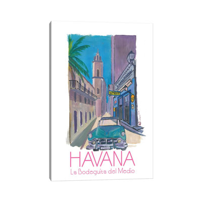 " Havana Cuba La Bodeguita Del Medio Retro Poster "