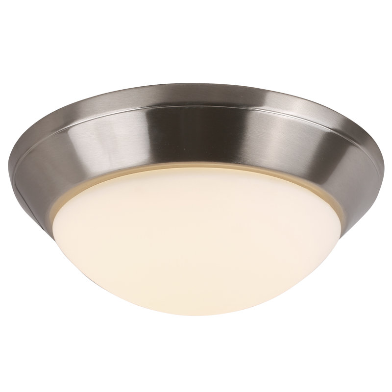 Plafonnier encastré 1 lumière DEL Vernardo, H 5 po x l 14 po x P 14 po