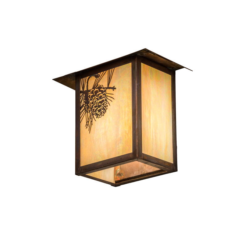 Seneca Winter Pine Outdoor Wall Lantern