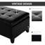 Banc de rangement avec repose-pieds Homcom-1351751438