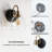 Iron Armed Sconce Dimmable with Glass Shade  Hardwired Bathroom Vanity Light