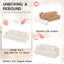 Canapé en mousse Boneless 3 places avec porte-gobelets et coussins décoratifs-148999835-148999830