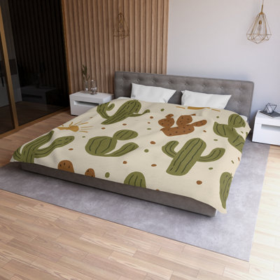 Microfiber Duvet Cover Boho Style, Design 19