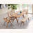 Velentina Rattan & Natural Finish Side Chair, Set of 2