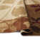 Tapis beige / brun / bourgogne à motif floral Rubith