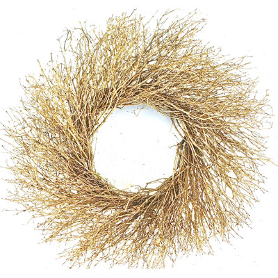 22'' Handcrafted Dried Twig Wreath