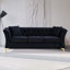 Canapé Chesterfield 83,9 po à accoudoirs évasés-699925575