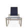 Holna Outdoor Rust-Resistant Metal Chaise Lounge