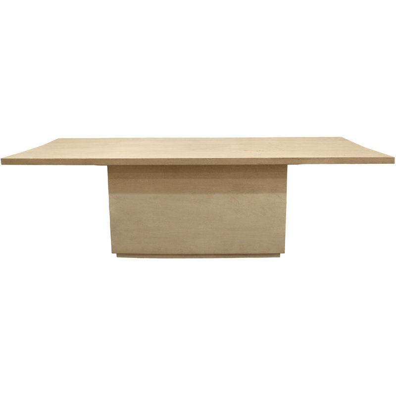 Budimir Solid Wood Dining Table, 72" L x 40" W