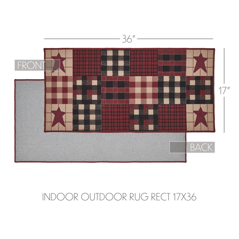 Tapis Batdorf, Rectangle 1 pi 5 po x 3 pi