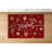 Gingerbread Home Sweet Home Red Low Profile Kitchen Mat-839518023-839518017