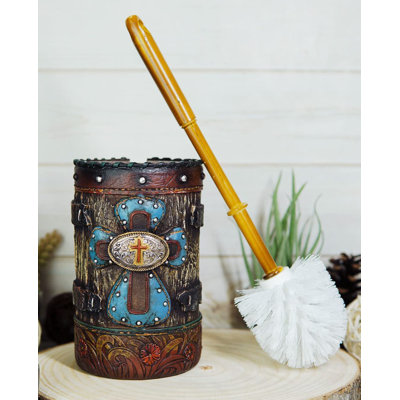 Foundry Select Awsaf Resin Toilet Brush And Holder