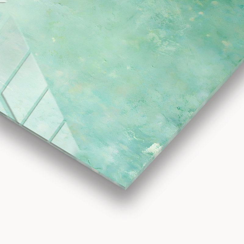 Dosseret en verre trempé Aquatic Serenity, H 36,5 po x l 36,5 po x P 0,5 po