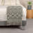 Soft Recycled Cotton Blend Throw with Diamond Pattern-816485316