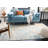 Riccio Abstract Blue/Beige/Orange Area Rug-1538313113