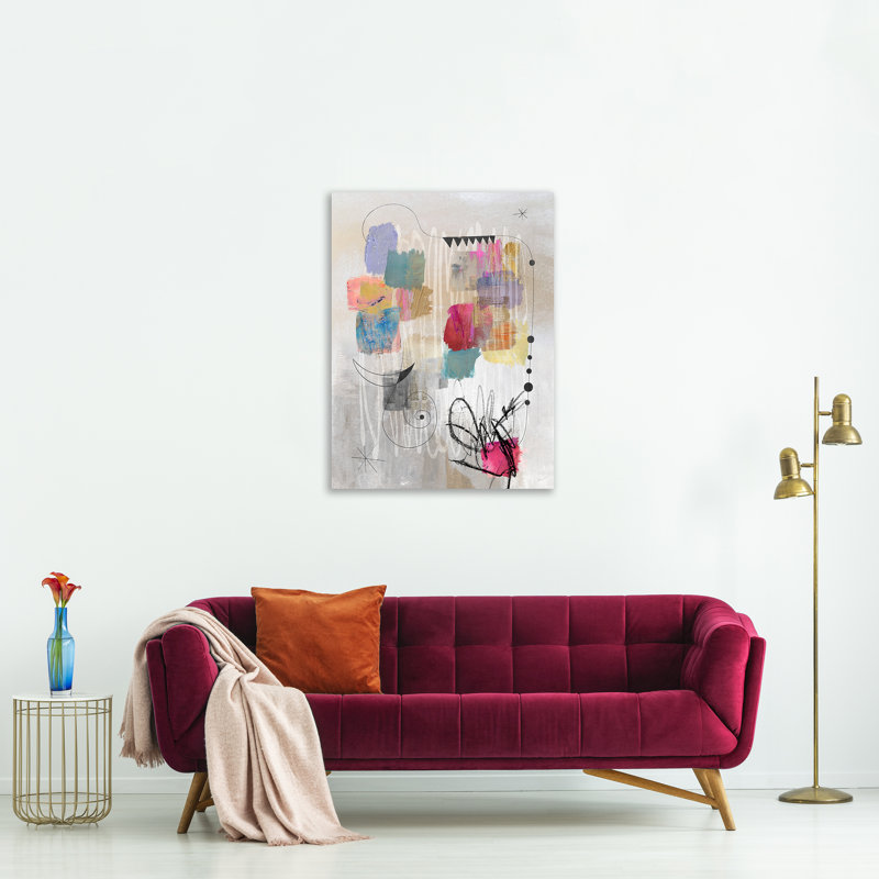 Sq Biz II Print by Nikki Chu, Unframed Plexi Plastic/Acrylic, No Mat, 40" H x 30" W