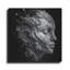  'Techno Face 3' by KIR.DART Metal Wall Art, 36" x 36"-103311799