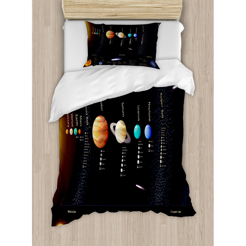 Polyester Duvet Cover, Twin Duvet Cover + 1 Sham
