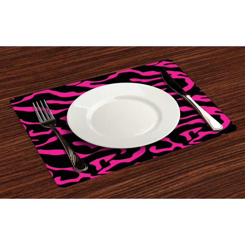 Polyester Abstract Rectangle Placemat