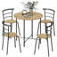 Ensemble de table de salle à manger pour 4 tables et chaises de cuisine compactes-432804811