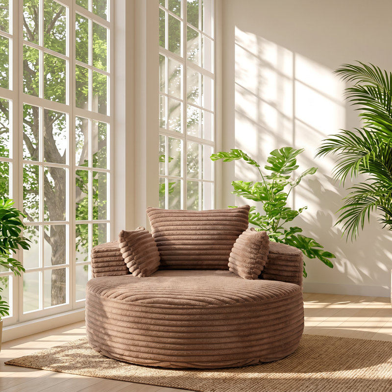 Fauteuil-lit en velours côtelé l 13 po x P 58 po x WF140
