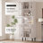 70.9'' H X 94.48'' W Book Cabinet Storage Bookcase Set-342985248