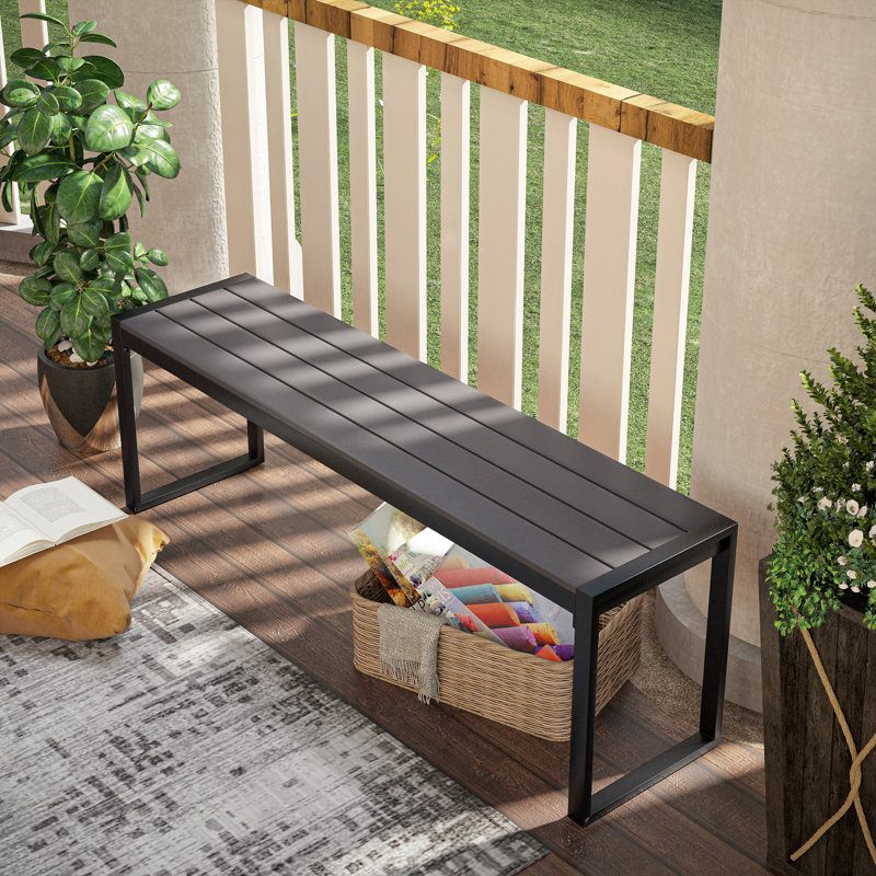 Banc d'extérieur Maulden, gris
