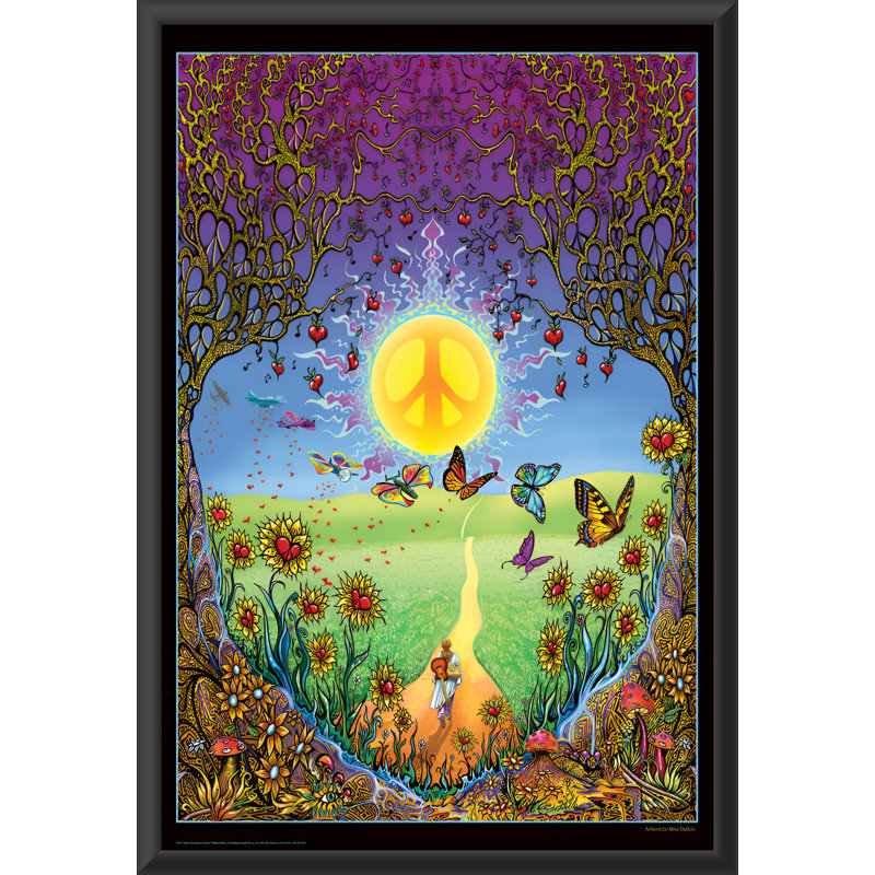 «Back To The Garden Of Peace», affiche Decrotive - Mike DuBois
