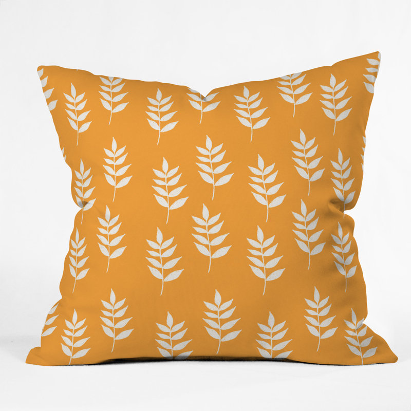 Mini Leaf Throw Pillow, 16" x 16"