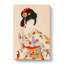 Woman In A Floral Dress by Toyohara Chikanobu - Wrapped Canvas-55299605