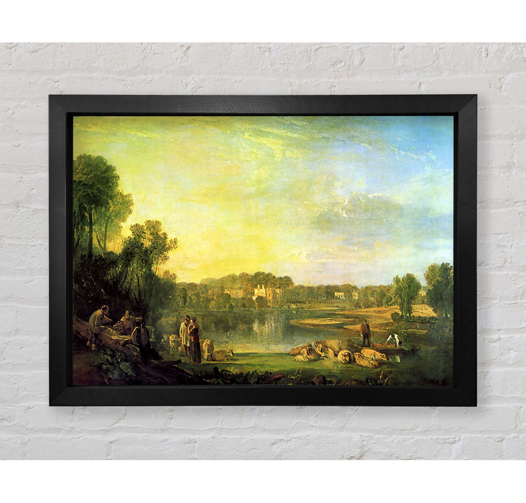 Popes Villa in Twickenham von J.M.W. Turner - Einzelne Bilderrahmen Kunstdrucke