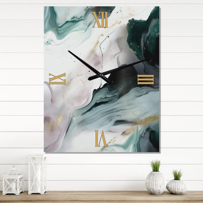 Jaleek - Abstract Marble Wall Clock