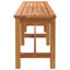Banc de jardin en bois Amabelle