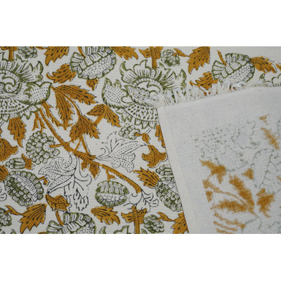  Débarbouillette en coton de qualité supérieure Block Print