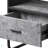 Concrete Grey And Black Drawer TV Stand-245526565