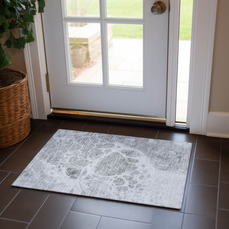 Tapis intérieur / extérieur Ayush, Rectangle 1 pi 8 po x 2 pi 6 po