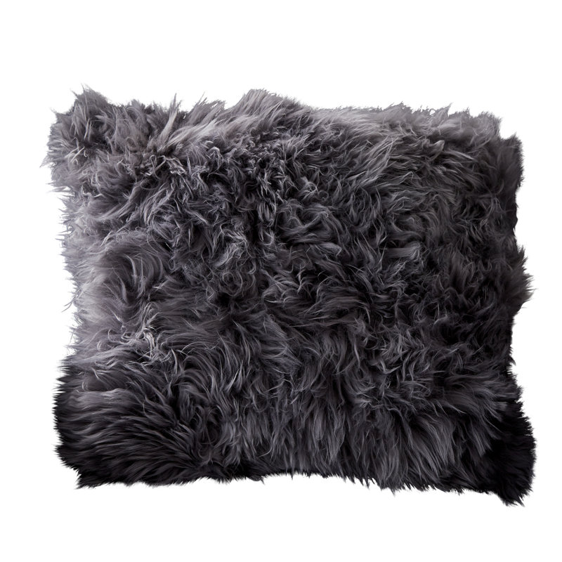 Lara Square Cushion Cover, Grey