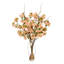 Peach Blossoms in Tapered Glass Vase